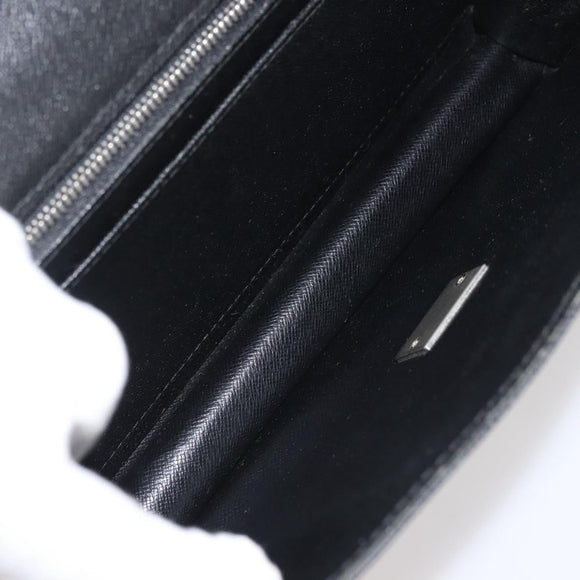 LOUIS VUITTON Taiga Selenga Clutch Bag Ardoise M30782 LV Auth ep10920