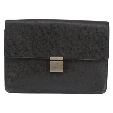 LOUIS VUITTON Taiga Selenga Clutch Bag Ardoise M30782 LV Auth ep10920 - 0