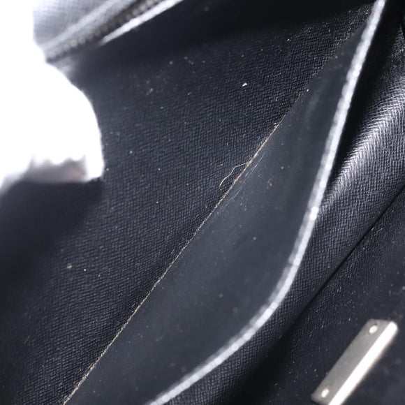 LOUIS VUITTON Taiga Selenga Clutch Bag Ardoise M30782 LV Auth ep10920