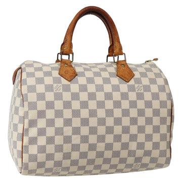LOUIS VUITTON Damier Azur Speedy 30 Hand Bag N41533 LV Auth ep10924