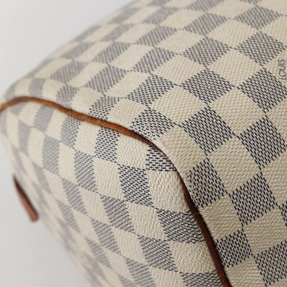 LOUIS VUITTON Damier Azur Speedy 30 Hand Bag N41533 LV Auth ep10924