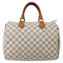 LOUIS VUITTON Damier Azur Speedy 30 Hand Bag N41533 LV Auth ep10924-13