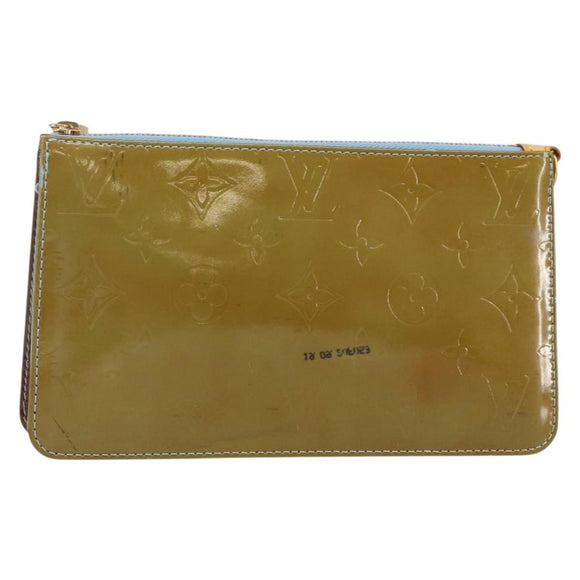 LOUIS VUITTON Monogram Vernis Lexington Pouch Baby Blue M91011 LV Auth ep10925