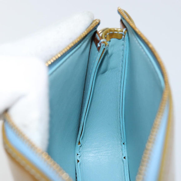 LOUIS VUITTON Monogram Vernis Lexington Pouch Baby Blue M91011 LV Auth ep10925