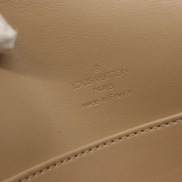 LOUIS VUITTON Monogram Vernis Thompson Street Bag Beige M91301 LV Auth ep10926