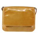 LOUIS VUITTON Monogram Vernis Thompson Street Bag Beige M91301 LV Auth ep10926-13