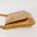 LOUIS VUITTON Monogram Vernis Thompson Street Bag Beige M91301 LV Auth ep10926-3