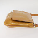 LOUIS VUITTON Monogram Vernis Thompson Street Bag Beige M91301 LV Auth ep10926-4