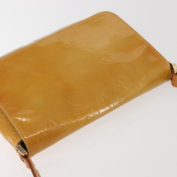 LOUIS VUITTON Monogram Vernis Thompson Street Bag Beige M91301 LV Auth ep10926