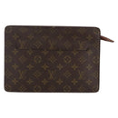 LOUIS VUITTON Monogram Pochette Homme Clutch Bag M51795 LV Auth ep10935-13