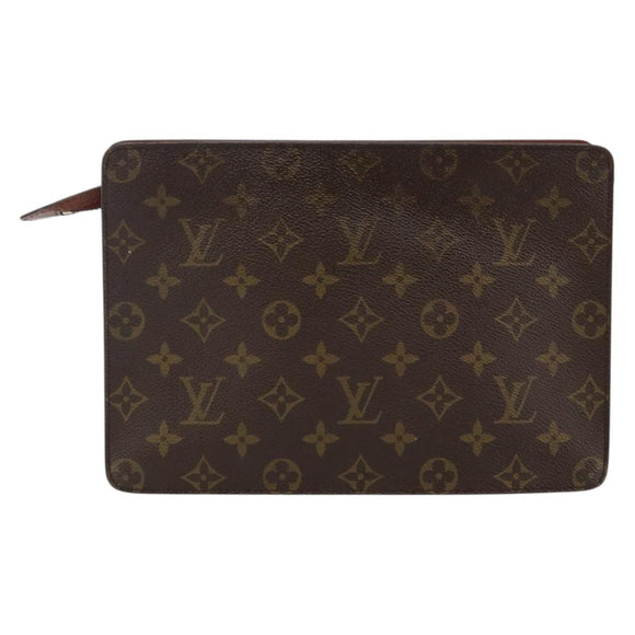 LOUIS VUITTON Monogram Pochette Homme Clutch Bag M51795 LV Auth ep10935