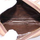 FENDI Zucchino Canvas Shoulder Bag Beige Auth ep10936-11