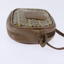 FENDI Zucchino Canvas Shoulder Bag Beige Auth ep10936-4