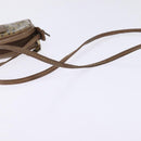 FENDI Zucchino Canvas Shoulder Bag Beige Auth ep10936-7