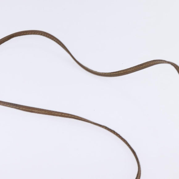 FENDI Zucchino Canvas Shoulder Bag Beige Auth ep10936