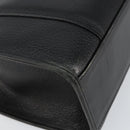 Burberrys Hand Bag Leather Black Gold Auth ep10937-14