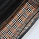 Burberrys Hand Bag Leather Black Gold Auth ep10937-12