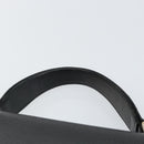 Burberrys Hand Bag Leather Black Gold Auth ep10937-8