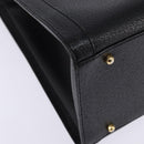 GUCCI Bamboo Hand Bag Leather Black Gold 002 1095 0260 Auth ep10939-10