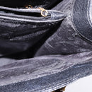 GUCCI Bamboo Hand Bag Leather Black Gold 002 1095 0260 Auth ep10939-16