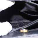 GUCCI Bamboo Hand Bag Leather Black Gold 002 1095 0260 Auth ep10939-19