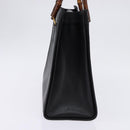 GUCCI Bamboo Hand Bag Leather Black Gold 002 1095 0260 Auth ep10939-5