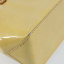 LOUIS VUITTON Monogram Vernis Reade PM Hand Bag Beige M91334 LV Auth ep10940-15