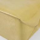 LOUIS VUITTON Monogram Vernis Reade PM Hand Bag Beige M91334 LV Auth ep10940-16