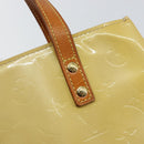 LOUIS VUITTON Monogram Vernis Reade PM Hand Bag Beige M91334 LV Auth ep10940-17
