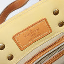LOUIS VUITTON Monogram Vernis Reade PM Hand Bag Beige M91334 LV Auth ep10940-10