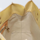 LOUIS VUITTON Monogram Vernis Reade PM Hand Bag Beige M91334 LV Auth ep10940-18