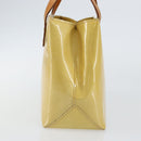 LOUIS VUITTON Monogram Vernis Reade PM Hand Bag Beige M91334 LV Auth ep10940-3