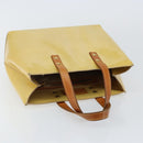 LOUIS VUITTON Monogram Vernis Reade PM Hand Bag Beige M91334 LV Auth ep10940-6