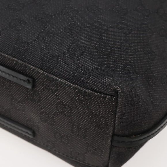 GUCCI GG Canvas Tote Bag Black 101341 Auth ep10945