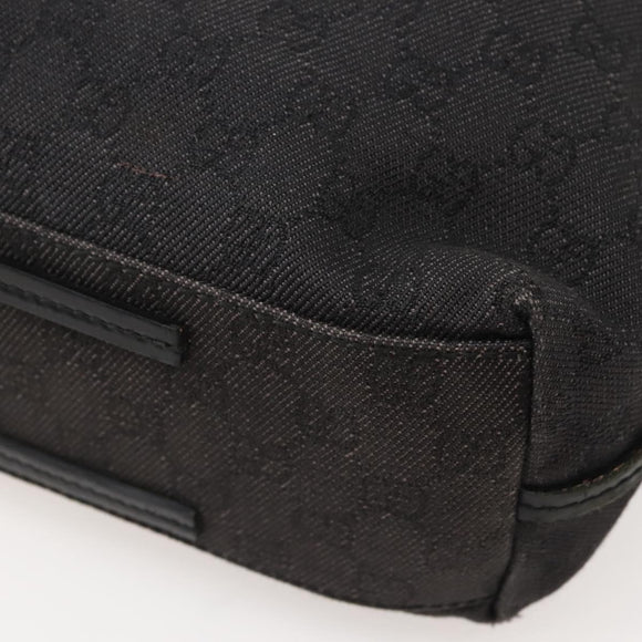 GUCCI GG Canvas Tote Bag Black 101341 Auth ep10945