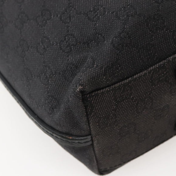 GUCCI GG Canvas Tote Bag Black 101341 Auth ep10945