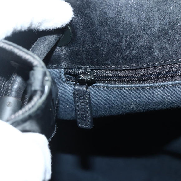 GUCCI GG Canvas Tote Bag Black 101341 Auth ep10945