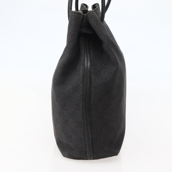 GUCCI GG Canvas Tote Bag Black 101341 Auth ep10945