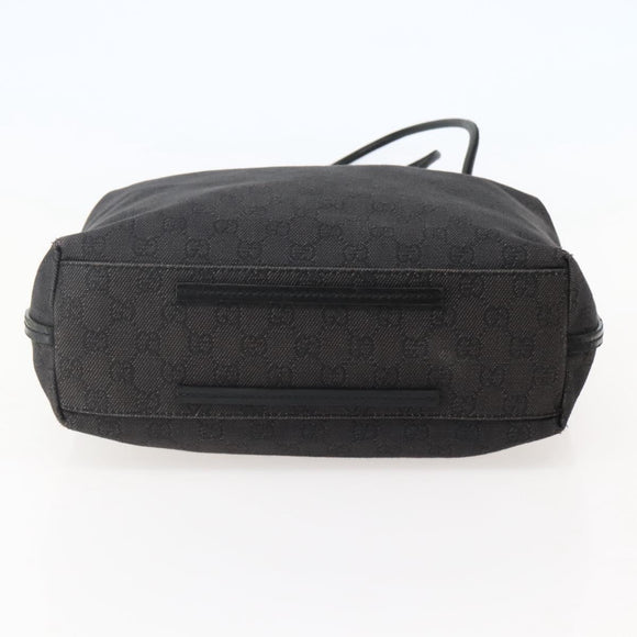 GUCCI GG Canvas Tote Bag Black 101341 Auth ep10945