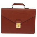 LOUIS VUITTON Epi Serviette Conseiller Briefcase Brown M54423 LV Auth ep10946-13