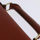 LOUIS VUITTON Epi Serviette Conseiller Briefcase Brown M54423 LV Auth ep10946-8