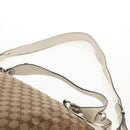 GUCCI GG Canvas Hand Bag 2way Beige White Auth ep10950-17