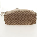 GUCCI GG Canvas Hand Bag 2way Beige White Auth ep10950-6