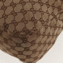 GUCCI GG Canvas Hand Bag 2way Beige White Auth ep10950-19