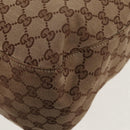 GUCCI GG Canvas Hand Bag 2way Beige White Auth ep10950-21