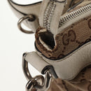 GUCCI GG Canvas Hand Bag 2way Beige White Auth ep10950-24