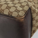 GUCCI GG Canvas Tote Bag Beige Auth ep10953-15