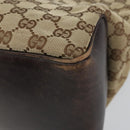 GUCCI GG Canvas Tote Bag Beige Auth ep10953-17