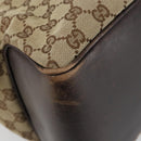 GUCCI GG Canvas Tote Bag Beige Auth ep10953-8