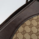 GUCCI GG Canvas Tote Bag Beige Auth ep10953-10